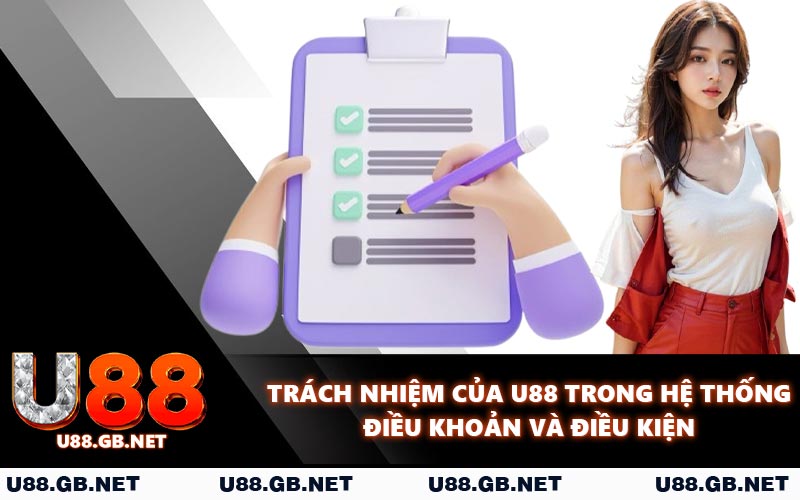 Trách nhiệm của U88 trong hệ thống điều khoản và điều kiện